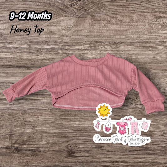 9-12 Months Rose Honey Top