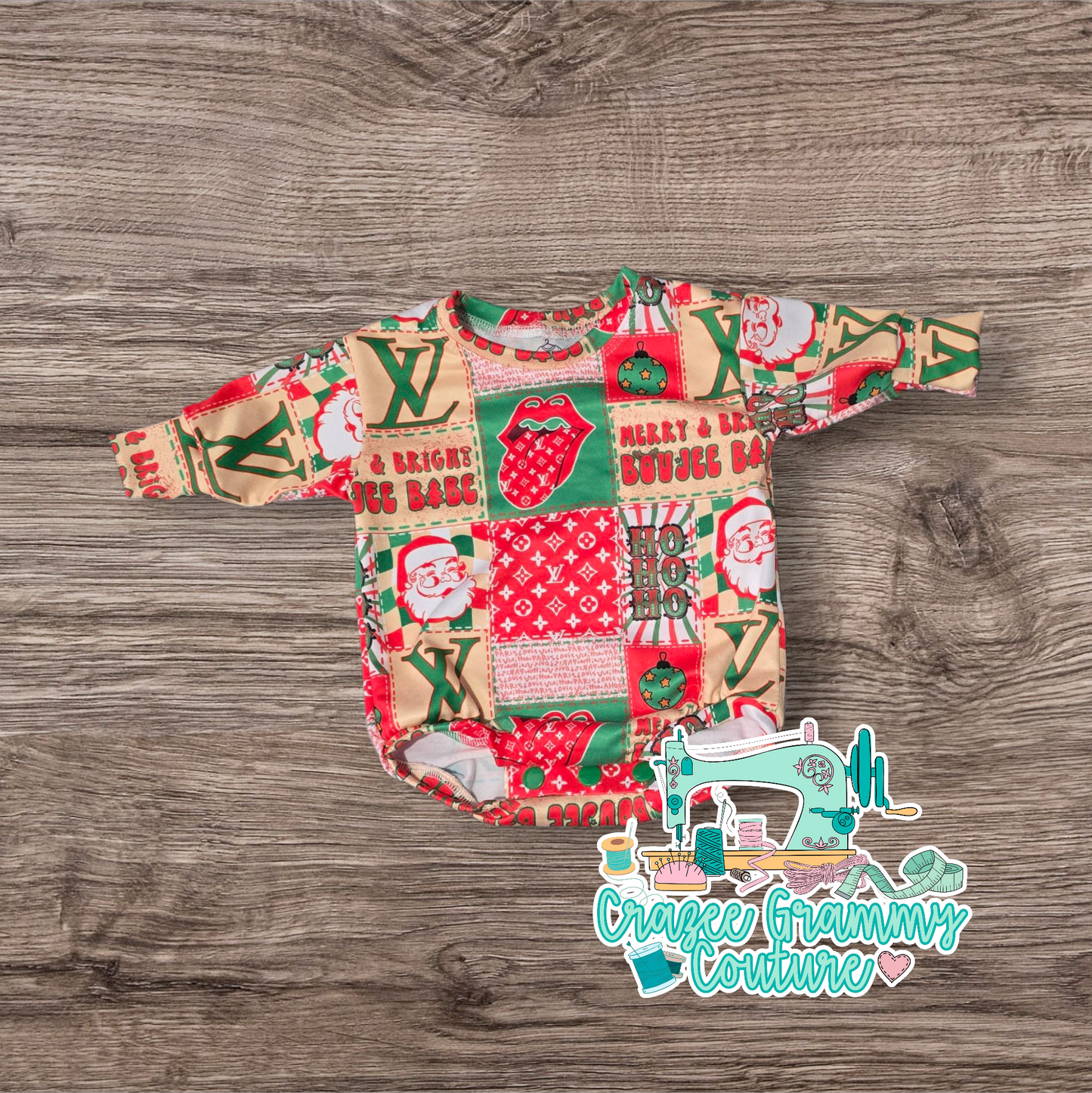 Newborn Christmas Relaxed Fit Onesie
