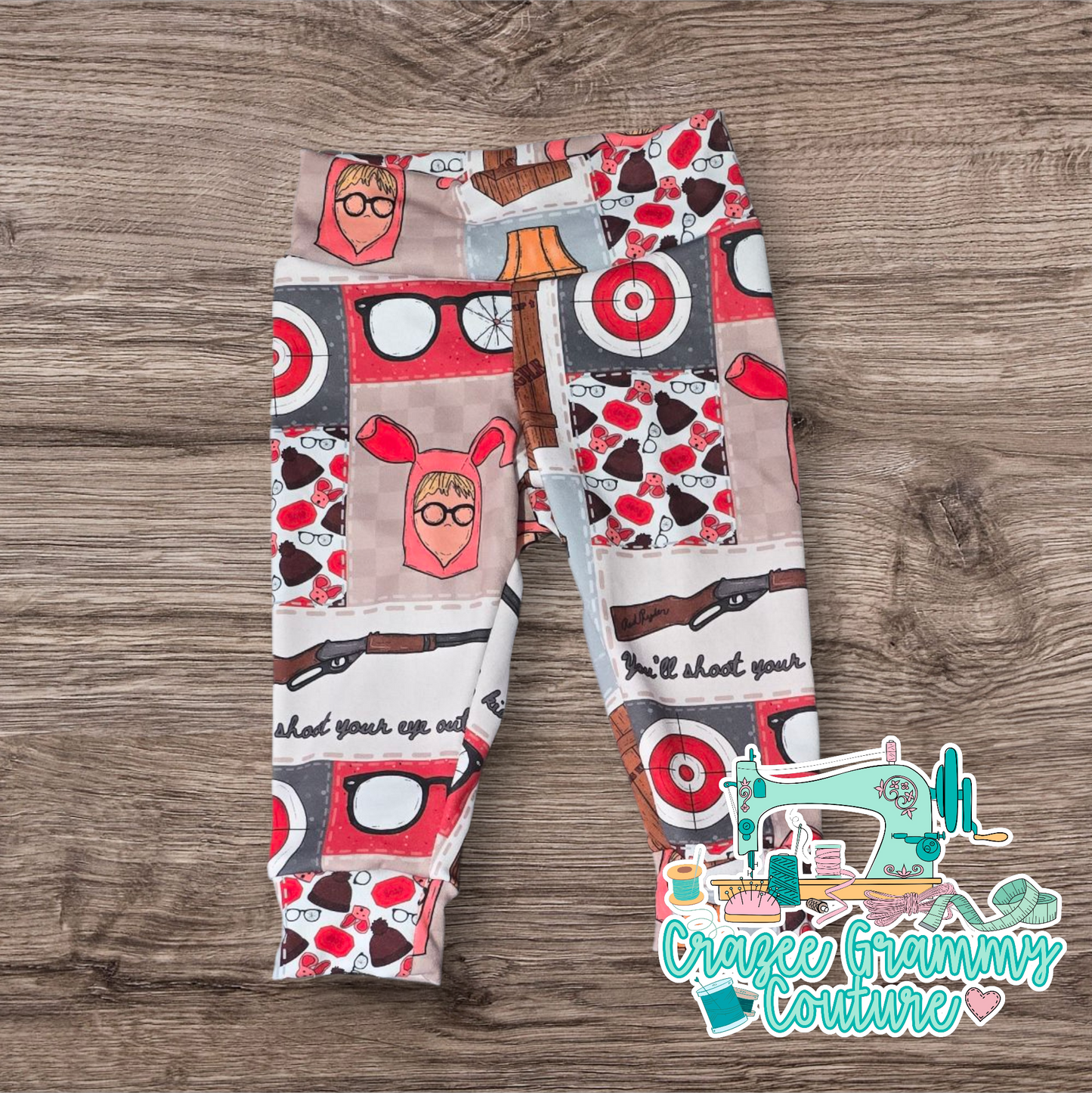 3-6 Months Christmas Leggings