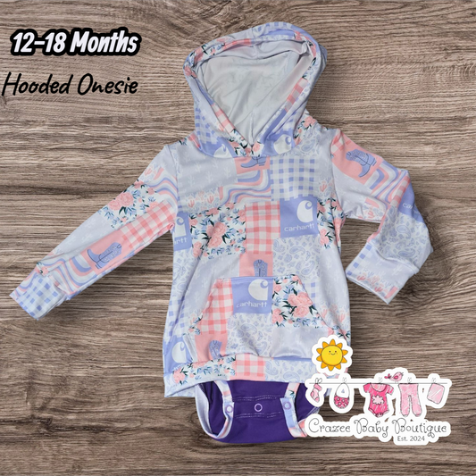 12-18 Months Chartt Hooded Onesie