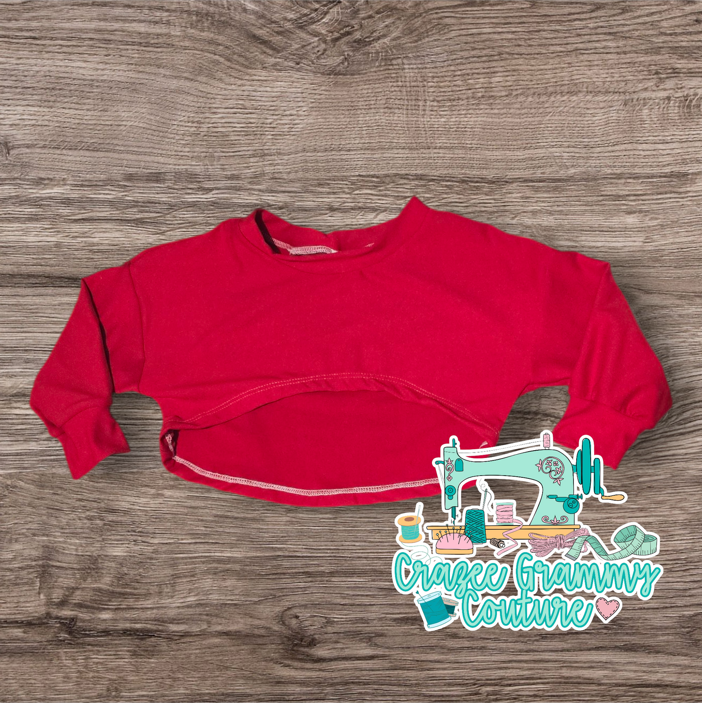 12-18 Months Red Honey Top