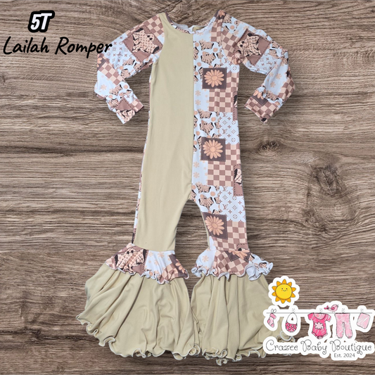 5T Boujee Ghost Lailah Romper