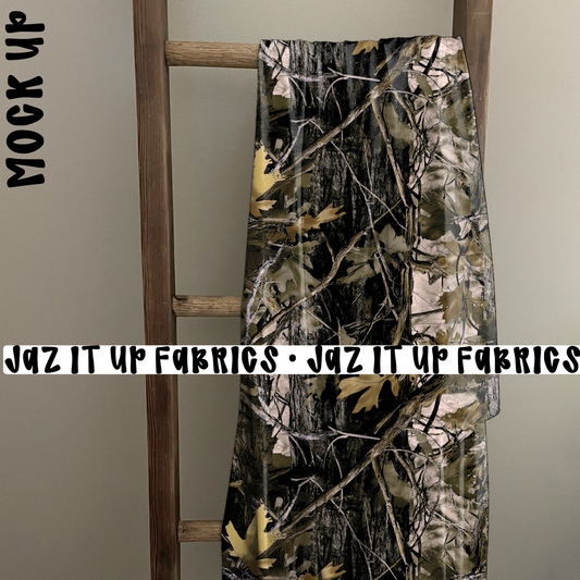 Camo Print 50"x60" Minky Blanket