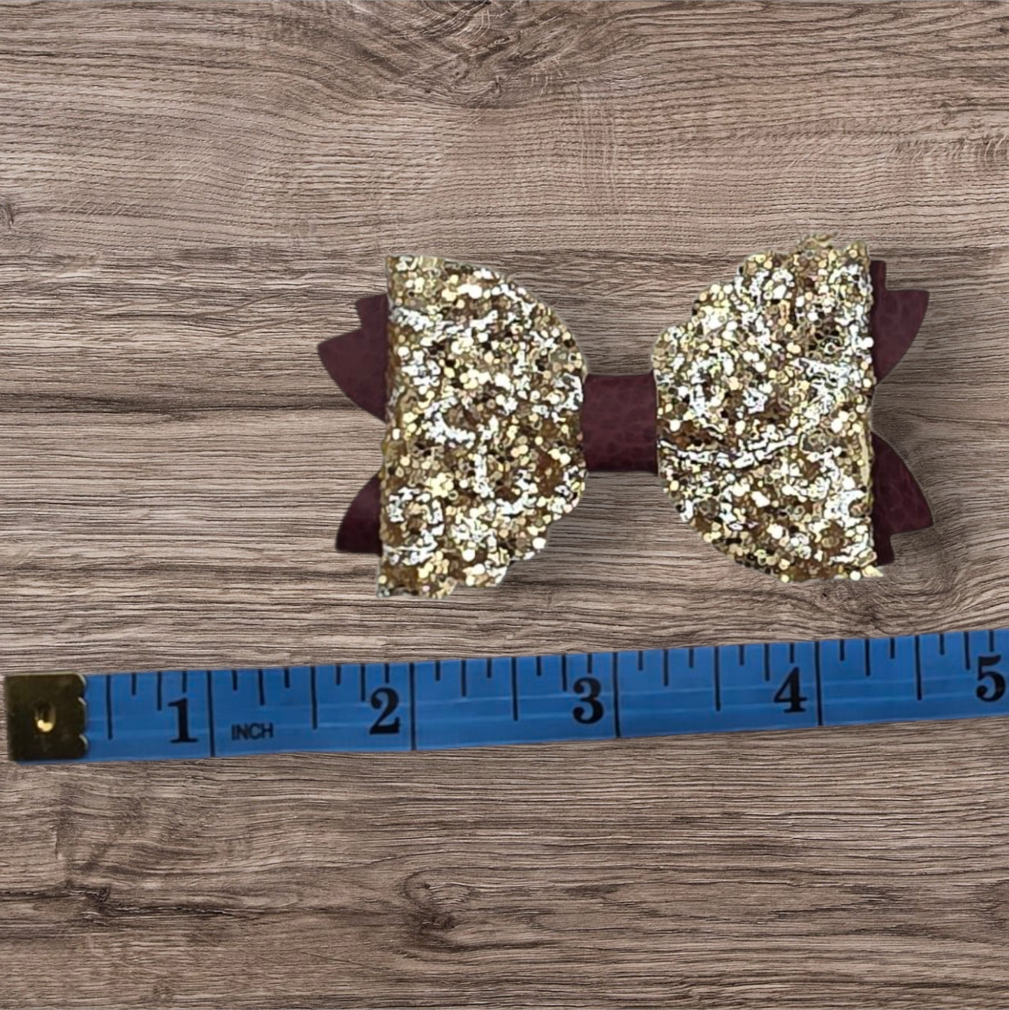Scalloped Baby Bow Alligator Hair Clip