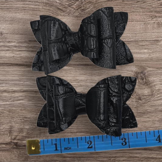 Small Baby Bow Alligator Hair Clip Piggies