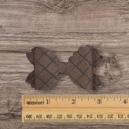 Scalloped Baby Bow Alligator Hair Clip