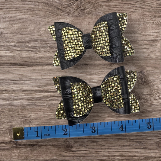 Small Baby Bow Alligator Hair Clip Piggies