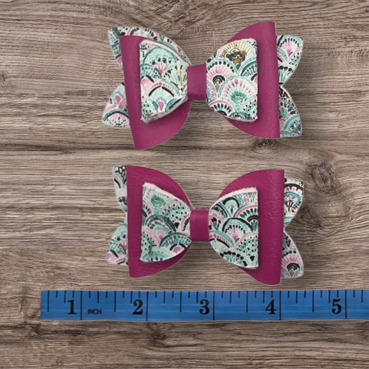 Small Baby Bow Alligator Hair Clip Piggies