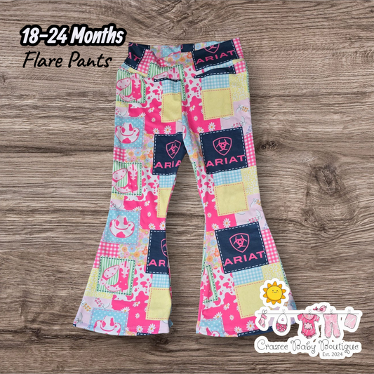 18-24 Months Western Flare Pants