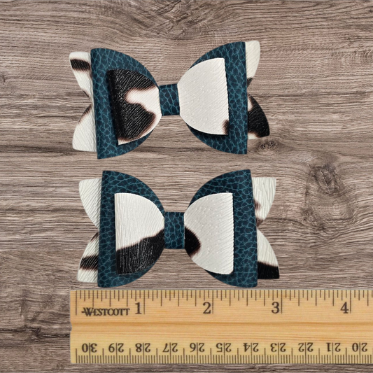 Small Baby Bow Alligator Hair Clip Piggies