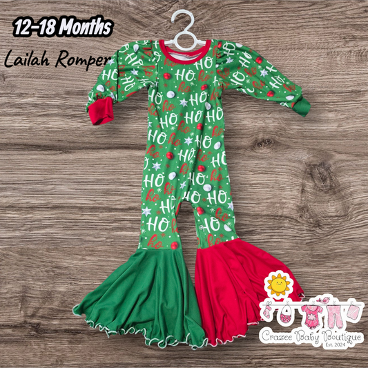 12-18 Months Ho-Ho Lailah Romper
