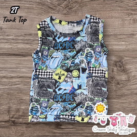2T Band Mashup Tank Top