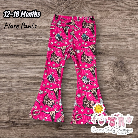 12-18 Months Western Flare Pants