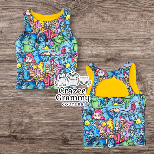 12-18 Months Mermaid Character Kendall Top