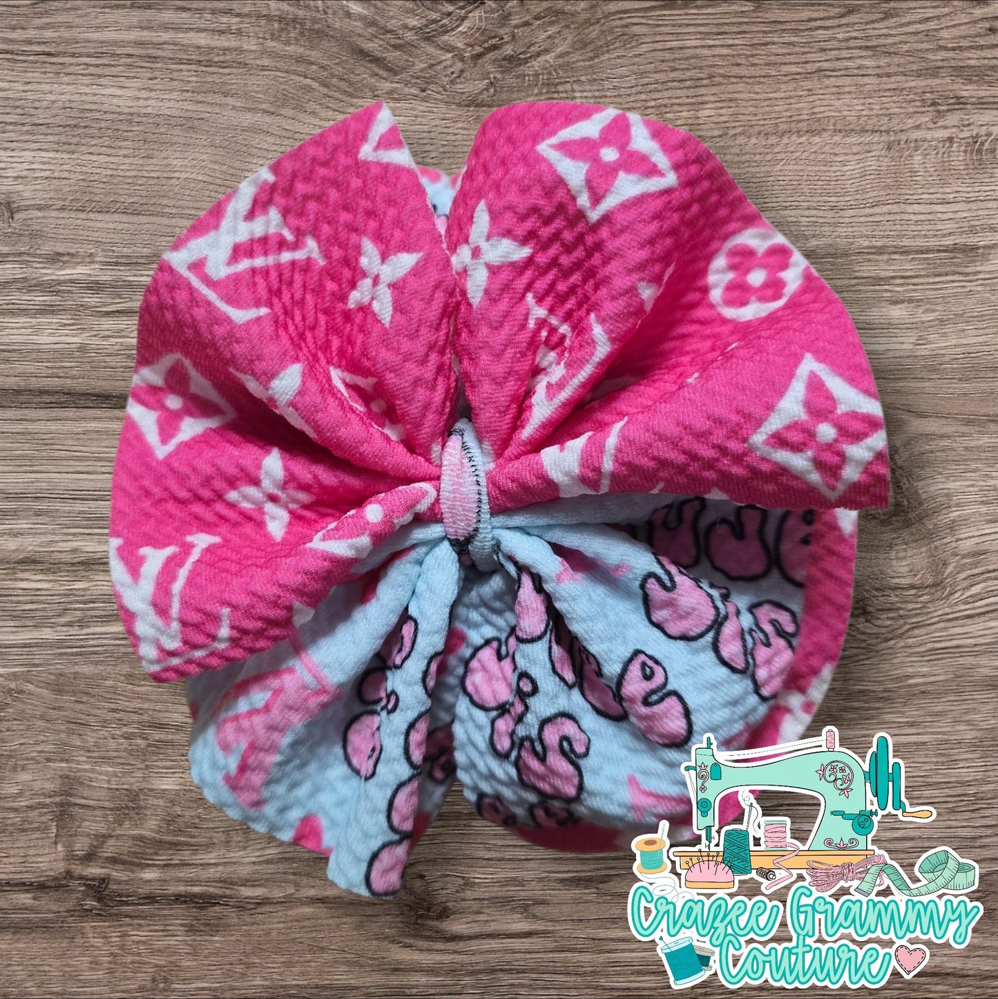 Shredded Baby Bow Alligator Hair Clip