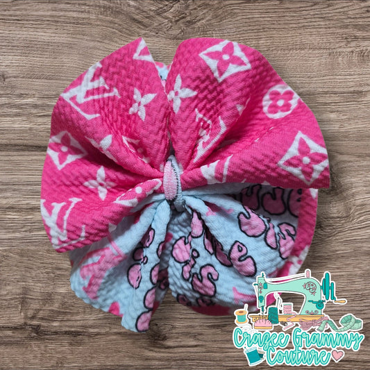 Shredded Baby Bow Alligator Hair Clip