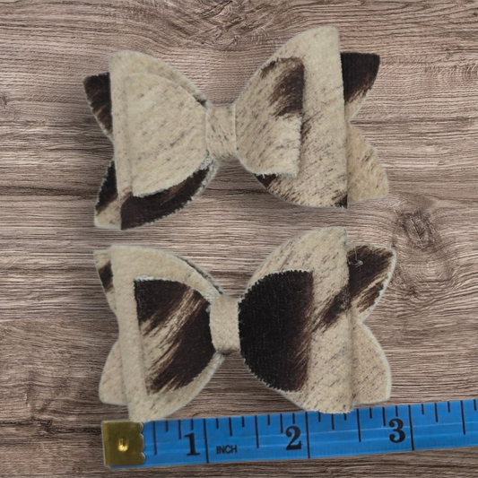 Small Baby Bow Alligator Hair Clip Piggies